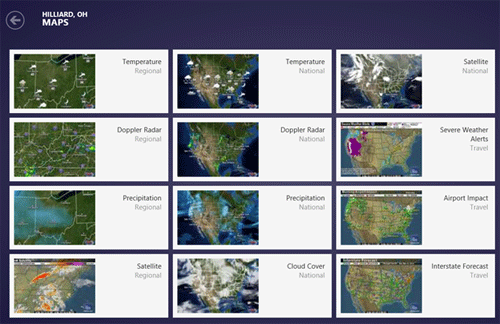 Bing Weather Maps